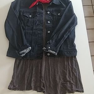 Striped Swing T Shirt Dress